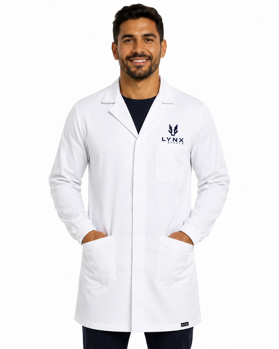 Jaleco branco profissional Lynx Sports